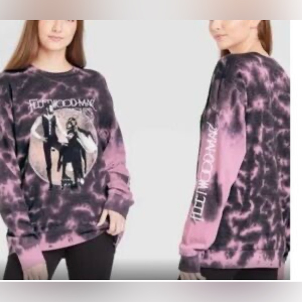 Fleetwood Mac -STEVIE NICKS Rumors Tie Dye Sweatshirt